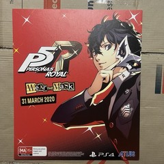 Persona 5 Royal MDF Store Display Poster Sign PlayStation 4 PS4