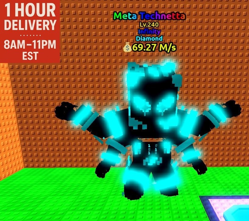 Escape Tsunami For Brainrots! 🌻 Diamond Meta Technetta (Lvl 240+)