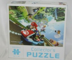 Mario Kart Wii Collector’s Puzzle 550-Piece 18”x24” Nintendo USAopoly Game 2012