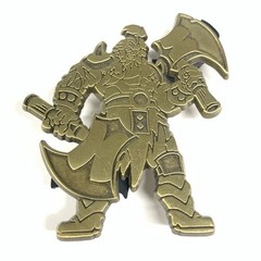 Blizzard Diablo Gold Barbarian Pin Series 2 Variant Golden – 2015 Blizzcon Rare