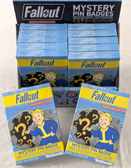 Fanattik Fallout Collectible Mystery Pin Badge Volume 1 Target Exclusive 12-Pack