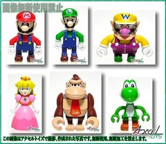 2000s Mario Party 3 Yujin Figure Complete Set of 6 N64 Vintage Collectible Japan
