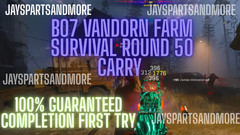 Black Ops 7 Survival Vandorn Farm Round 50 Carry Service Gift Card FIRST TRY!