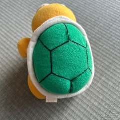 BANPRESTO 1996 Koopa Shell Plush Toy Green Character Figure Used