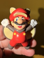 Jakks World of Nintendo Flying Squirrel Mario 2.5” Figure Super Mario Loose