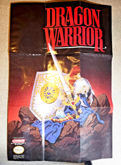 Dragon Warrior Dungeon Maps Poster Nintendo NES Insert Poster + Adventure Guide