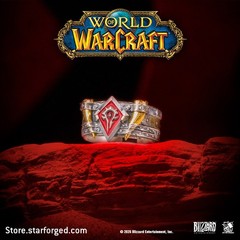 Starforged x World of WarCraft Horde Bronze Ring Adjustable
