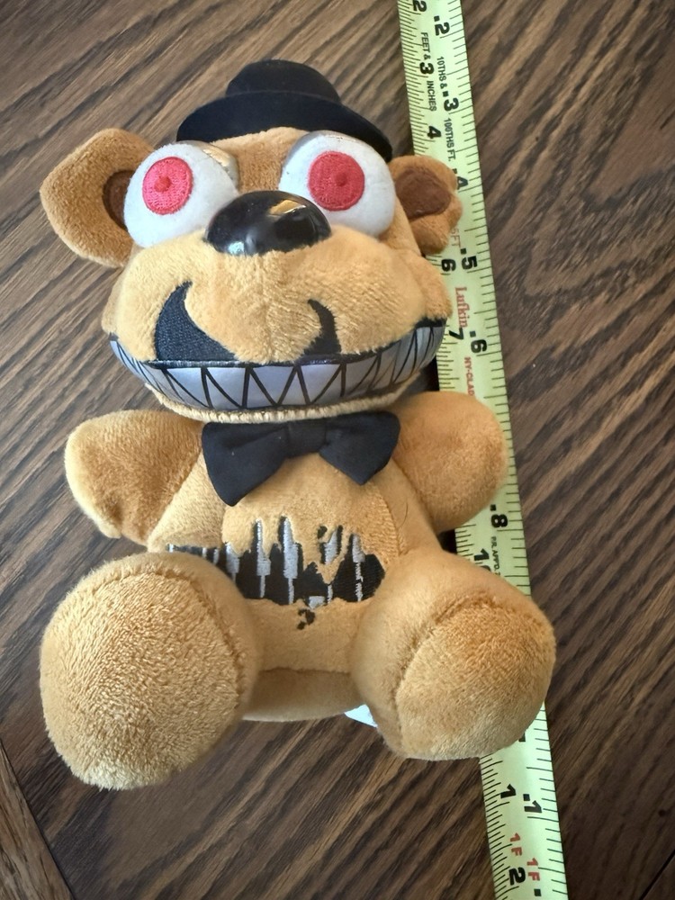 FIVE NIGHTS AT FREDDYS NIGHTMARE FREDDY PLUSHIE PLUSH FUNKO FNAF 8”, Licensed
