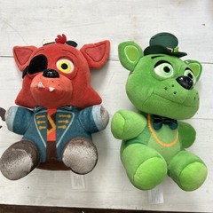 Funko FNAF Shamrock Freddy Exclusive Plush and Captain Foxy Toy No Tags