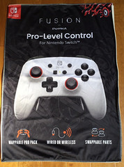 Nintendo Switch Fusion GameStop 2023 Promo Fabric Cloth Poster Banner 24” x 34”