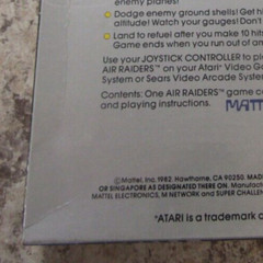 New Air Raiders M-Network Atari 2600 Video Game 1982 No. 5861 Sealed