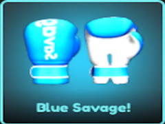 Blue Savage! (Boxing Beta Gloves) In-game Item Roblox :)