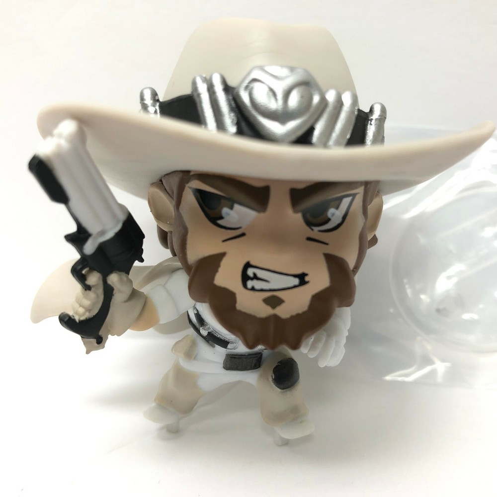 Cute But Deadly Overwatch McCree (White Hat) Vinyl Figure | Series 5 New w/ Base