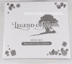 MUSIC BOX Legend of Mana BEJEWELED CITY IN RUINS Brand New, Ships from USA