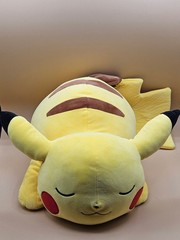 Pokemon Sleeping Pikachu Plush Soft Jumbo Pillow Buddy 18” Jazwares