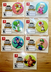 Nintendo Super MARIO Party Jamboree Collector PROMO Event PINS Set of 7! RARE!