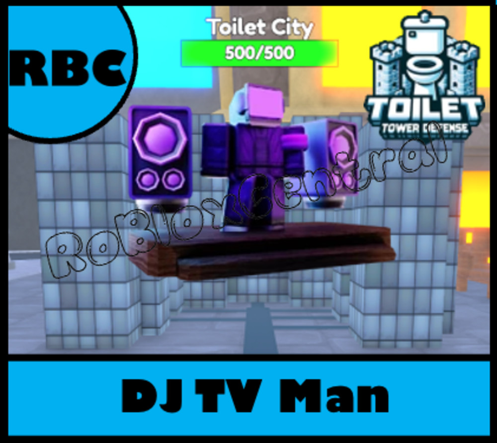 DJ TV MAN – CHEAP TOILET TOWER DEFENSE – TTD UNIT