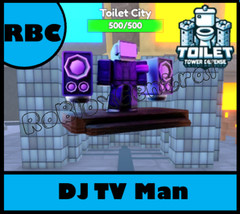 DJ TV MAN – CHEAP TOILET TOWER DEFENSE – TTD UNIT
