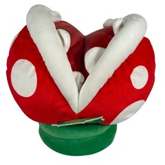 Nintendo Super Mario Piranha Plant Plush Large Red White Polka Dot Soft Toy