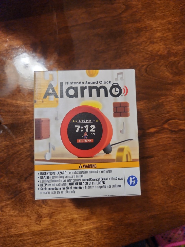 Nintendo Sound Clock Alarmo Red NEW SEALED