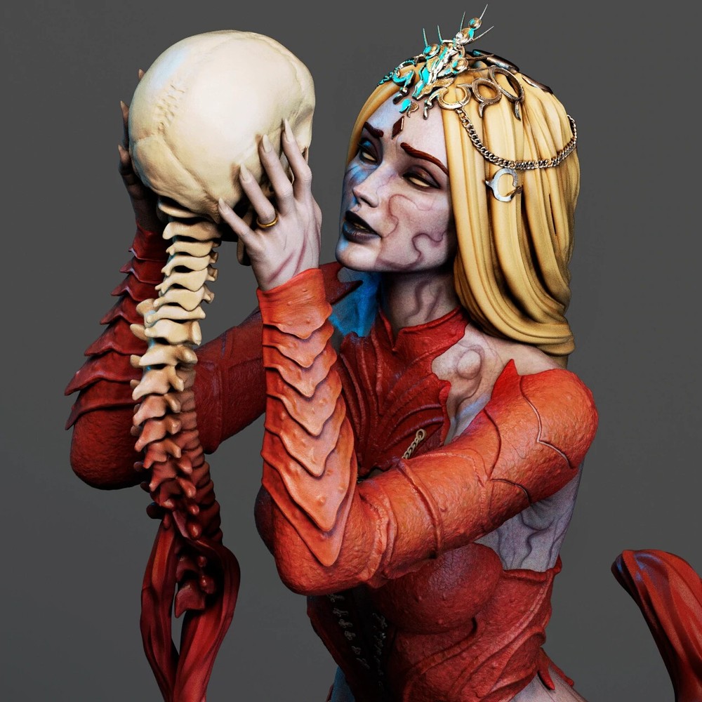 Baldur’s Gate 3 Orin the Red Resin Figure
