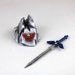 Master Sword in Stone Legend of Zelda Desk Display