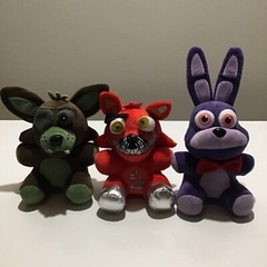 FNAF Five Nights at Freddy’s Funky Plush Lot 8 Inch FOXY,BONNIE,PHANTOM FOXY