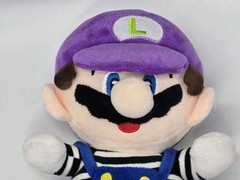 Bootleg/Knockoff Baby Luigi Mario Purple & Blue Unbranded Plush 9”