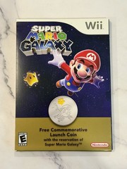 Super Mario Galaxy Commemorative Launch Coin Nintendo Wii – BRAND NEW *NO GAMES*