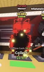 Cursed Meowl Steal A Brainrot 5.4 b/s Most Rare Item!