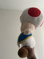 Nintendo Super Mario Toad Washable Plush Doll Super Mario Bros. Character