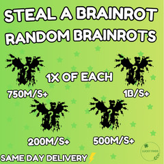 💸🔥1 Of Each Random Secret Brainrots🔥💸 – STEAL A BRAINROT CHEAP!⚡💸