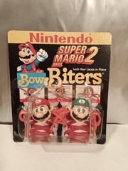 New Avon Nintendo Super Mario Bros 2 Bow Biters Sealed Rare