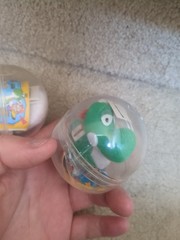 RARE 1993 Bandai Super Mario World Plush Strap Nintendo Japan Yoshi Peach Fire