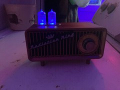 Fallout Radiation King Tube top radio, real working fan art, NO BOX