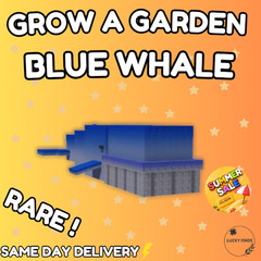 🔥BLUE WHALE🔥GROW A GARDEN – CHEAPEST!⚡💸