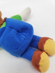 Lot Of 4 Vintage Nintendo BD&A Beanie Plush Wario Luigi Yoshi Bowser