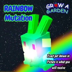 RAINBOW Chocolate Bunny. Grow A Garden