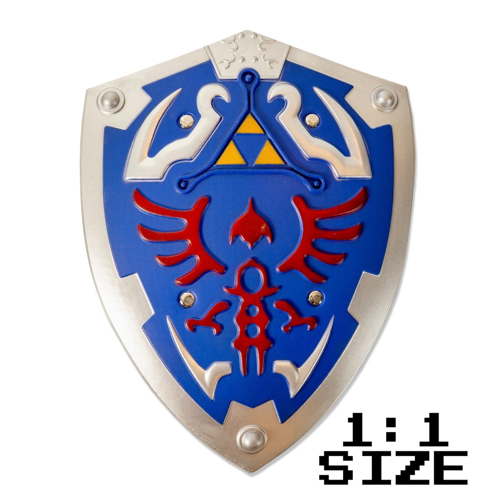 Legend Of Zelda Master Shield Prop Cosplay Costume Life Size 1:1 Decor Game Room