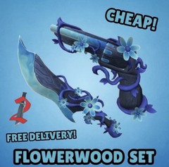 Flowerwood Set Video Game Merchandise Collectible Set