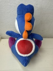 Super Mario All Stars Dark Blue Yoshi Plush [Little Buddy] Stuffed Animal Toy PP