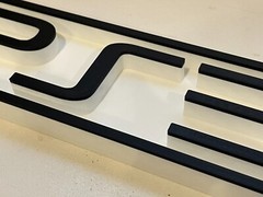 PLAYSTATION 3 (PS3) 3D printed game console placard, multi-color