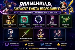 Brawlhalla Twitch Drops 9 Exclusive In-Game Items | Skins, Weapon Skins & Avatar