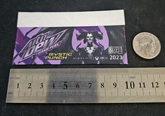 Blizzcon 2023 Mountain Dew Diablo Lilith Ribbon Flag Mystic Punch Game Fuel