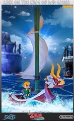 Link On The King Of Red Lions EXCLUSIVE Statue Zelda Wind Waker HD First4figures
