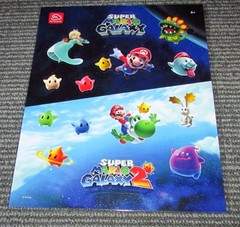 Super Mario Galaxy / Super Mario Galaxy 2 Sticker Sheet (My Nintendo Reward)