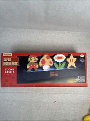 Paladone Super Mario Bros Icons Light Decorative Light Up Figure 3 Light Modes .