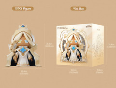 Cookie Run Kingdom Pure Vanilla Cookie Medium Action Figure Official In Stock