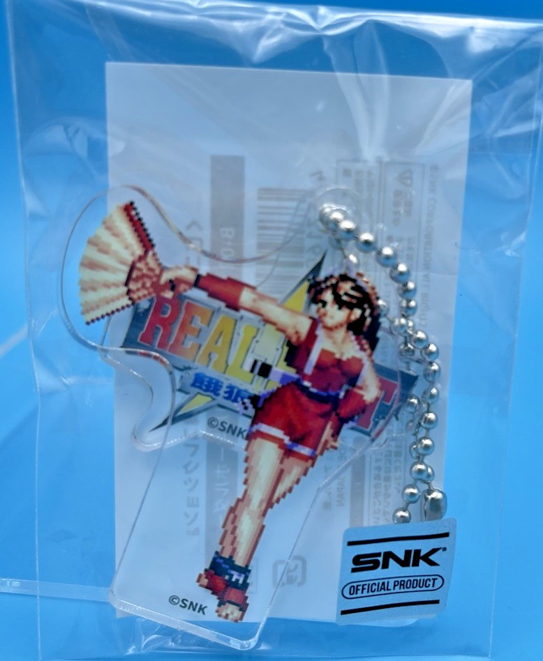 [NEW] Mai Shiranui Acrylic Keychain Official SNK Real Bout Fatal Fury US Seller!