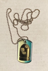 2015 Super Mario ~ Bullet Bill #14 Dog Tag Necklace ~ Nintendo Enterplay